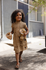 Levv - Kleedje ELBAS - Crème Leopard