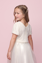 Le Chic - Blouse Etoile spring sequins - Pearled Ivory