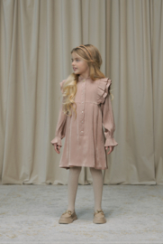 Le Chic - Jurk met ruches Skylar - Koper