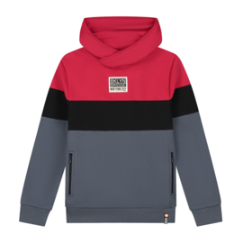 SKURK - Sweater Saba - Colourblock red