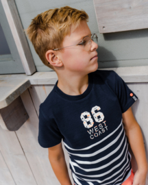 SKURK - T-shirt Tymo - Dark blue