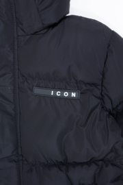 Boomkids - Icon Original gewatteerde jas - zwart