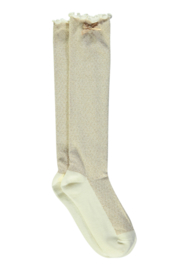 Le Chic - Glitter kniekous Rhonda - Pearled Ivory