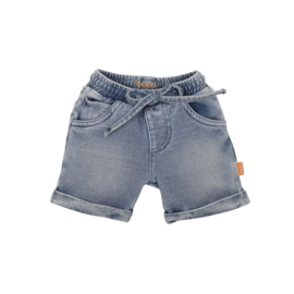 BESS - Short Jog Denim - Light Wash