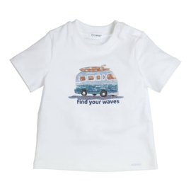 Gymp - T-shirt Aerobic Find your waves - White