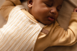 Levv - Salopette FOSS - AOP Camel Light Stripe