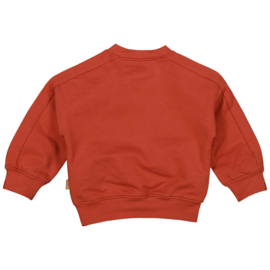 B.E.S.S. - Sweater Good Times - Donker oranje
