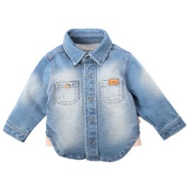 B.E.S.S. - Blouse Denim - Snow Wash