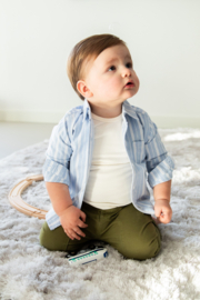 B.E.S.S. - Broek Woven - Olive