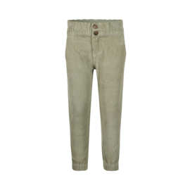 Koko Noko - Corduroy broek loose fit - zachtgroen