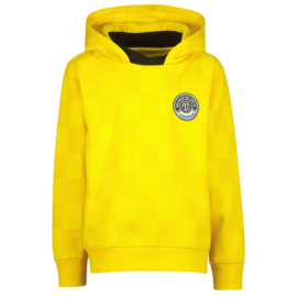 Vingino - Geruite hoodie Naci - Really yellow