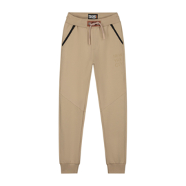 SKURK - Joggingbroek met zakritsen Beike - beige/sand