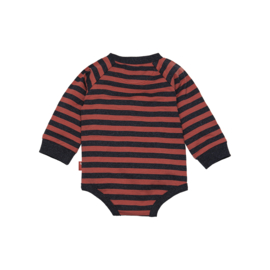 BESS - Body/Romper Striped - Hot sauce