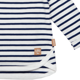 BESS - T-shirt Striped-Off White