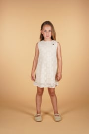 Le Chic - Jurk sequin crochet Sunbeam - Oatmeal Elite