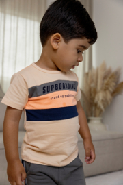 Dirkje - T-shirt Supboarding - Peach