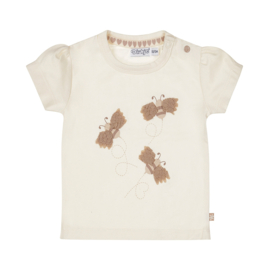 Dirkje - T-shirt met bijtjes - Off White
