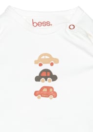 BESS - Shirt Cars - Off White