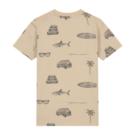 SKURK - T-shirt Ture - Sand