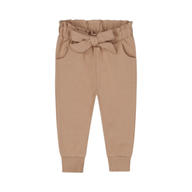 Dirkje - Joggingbroek met strikje - Bruin