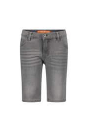 TYGO & Vito - Stretch denim short Quinn - Light Grey Denim