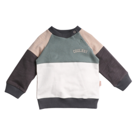 B.E.S.S. - Sweater Colorblock - Moonlight