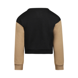 Koko Noko - Sweater loose fit cropped - zwart