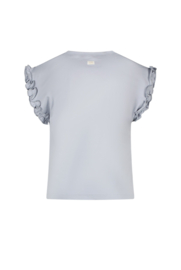 Le Chic - T-shirt NOPALY bird & flower - Blue Orchid