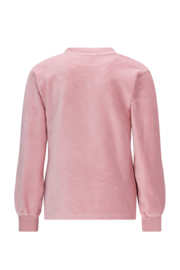 TYGO & Vito - Fluwelen sweater Sofie - oudroze