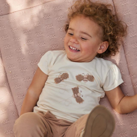 Dirkje - Joggingbroek met strikje - Bruin