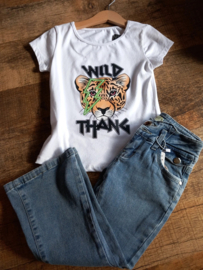 T-shirt tijger - wit