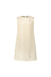 Le Chic - Jurk sequin crochet Sunbeam - Oatmeal Elite