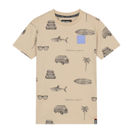 SKURK - T-shirt Ture - Sand