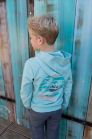 SKURK - Hoodie Sunil - Pastel Turquoise