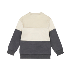 Dirkje - Sweater walrus - Pebble/Off white/Navy
