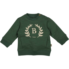 B.E.S.S. - Sweater B - Bottle green