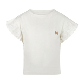 Koko Noko - T-shirt met broderie - Off White