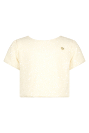 Le Chic - Blouse Etoile spring sequins - Pearled Ivory