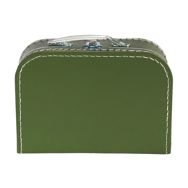 Koffertje Olijfgroen 25cm