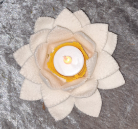 Lotusbloem waxinelichtje