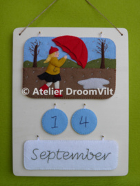 Seizoensbordje Herfst