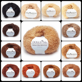 Compleet pakket Olijfje met mini Bouclé mohair