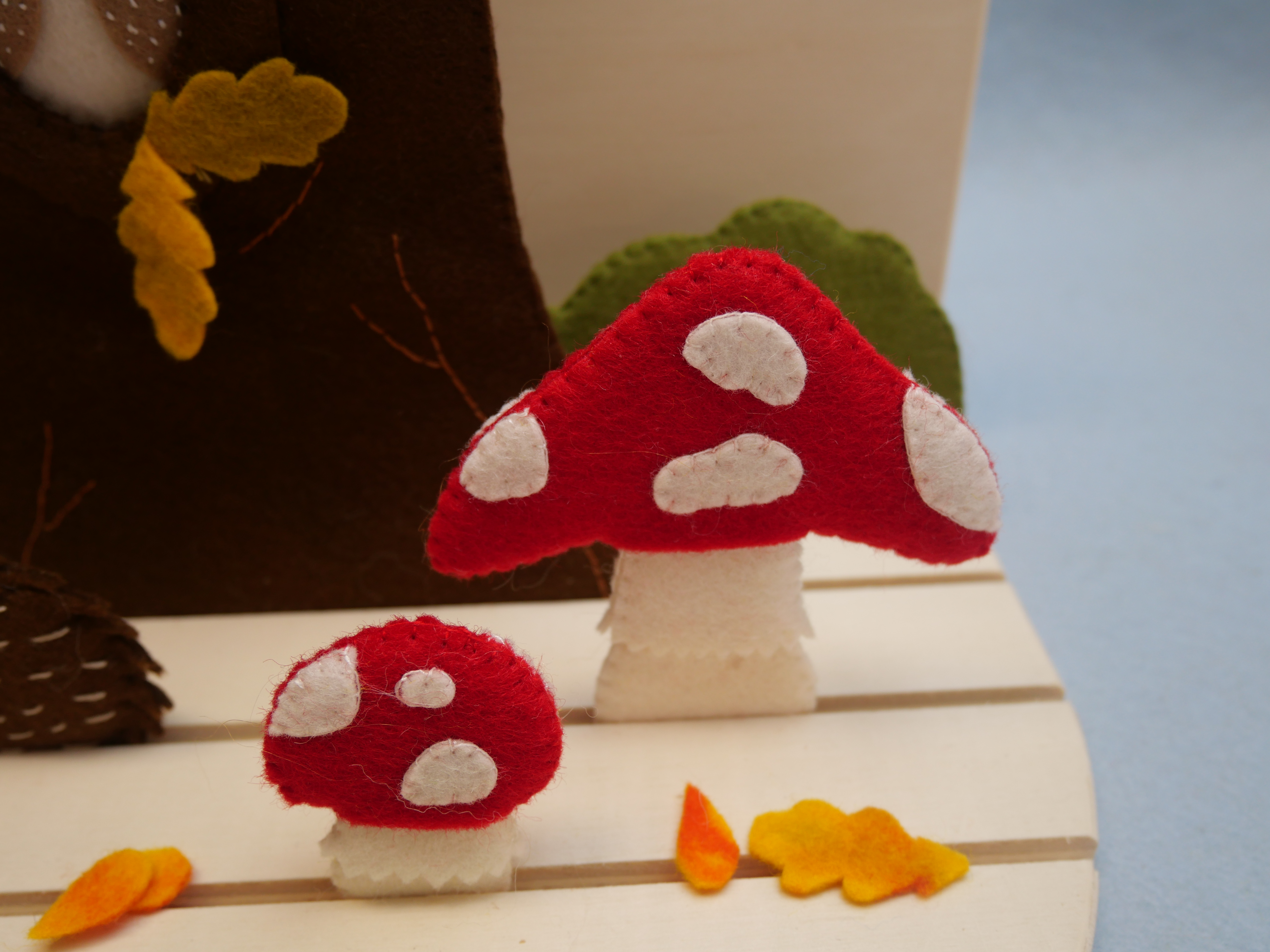 Herfst seizoen tafereel