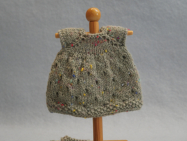 Jurkje en slofjes 20cm
