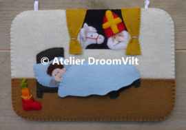 Patroonblad Seizoensbordje sinterklaas
