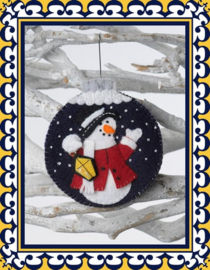 Kerstbal sneeuwman