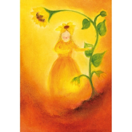 Het zonnebloemvrouwtje