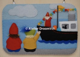 Patroonblad Seizoensbordje zie ginds komt de stoomboot