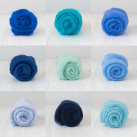 DHG Maori wol blauw tinten