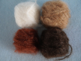 4 x  10  gram bolletjes Mohair